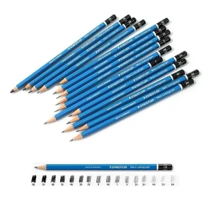Matita Mars Lumograph Staedtler -  B-2B-3B-4B-5B-6B-7B-8B-9B
