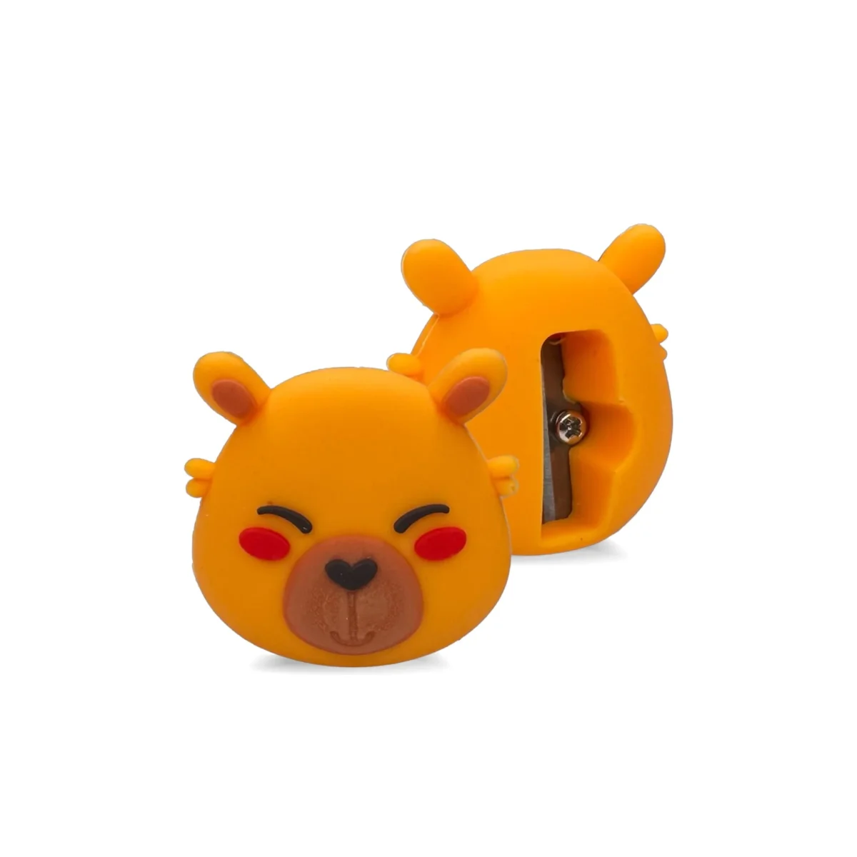 Temperino 3D Capybara 1 foro - Tinta unita - immagine 6