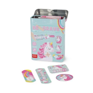 30 Cerotti Stampati Unicorno Legami- Be Brave