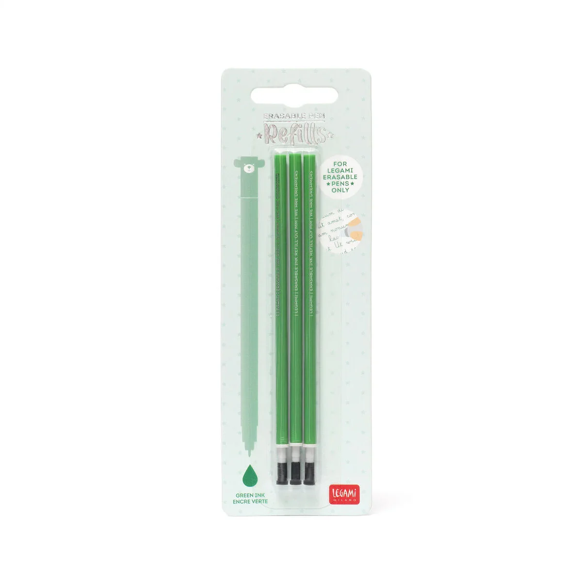 Legami: Set di 3 Refill per Penna Gel Cancellabile