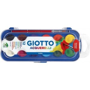 Acquerelli in Pastiglia Giotto Extra Fine 12 colori